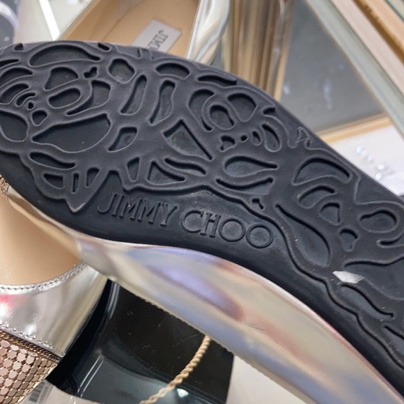 Jimmy Choo Metallic Flats - Picture 12 of 12